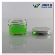 100ml Glass Jam Jar with Silver Lid